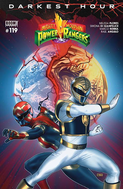 MIGHTY MORPHIN POWER RANGERS #119 COVER A CLARKE