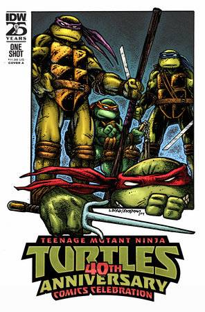 TMNT 40TH ANNIVERSARY CELEBRATION #1 COVER A LAIRD & EASTMAN