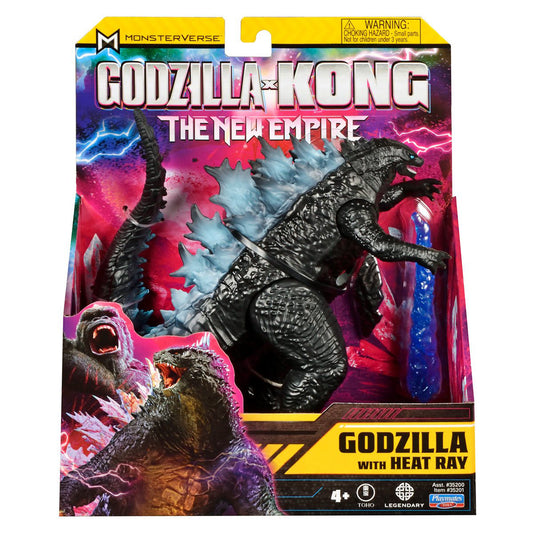 GODZILLA X KONG NEW EMPIRE 6" GODZILLA W/HEAT RAY ACTION FIGURE