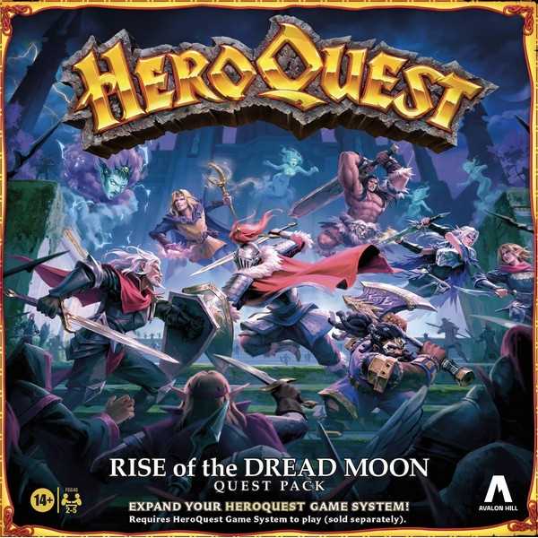 HeroQuest Board Game Expansion Rise of the Dread Moon Quest Pack