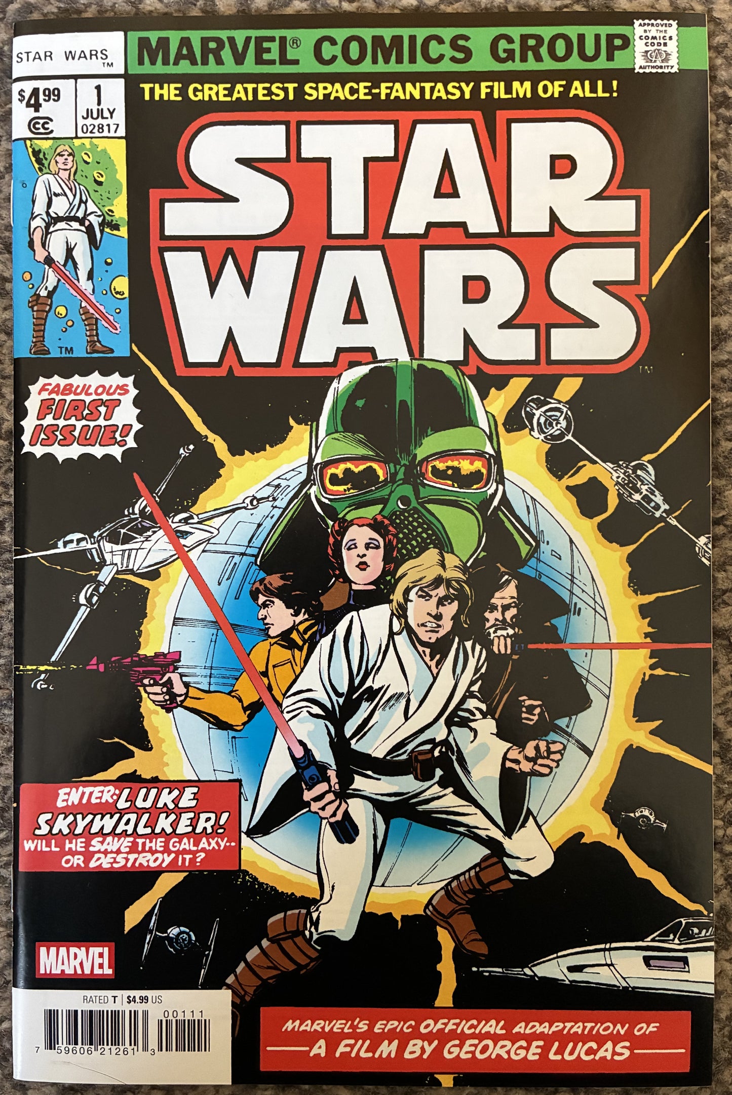 STAR WARS 1977 #1 FACSIMILE EDITION NEW PRINTING