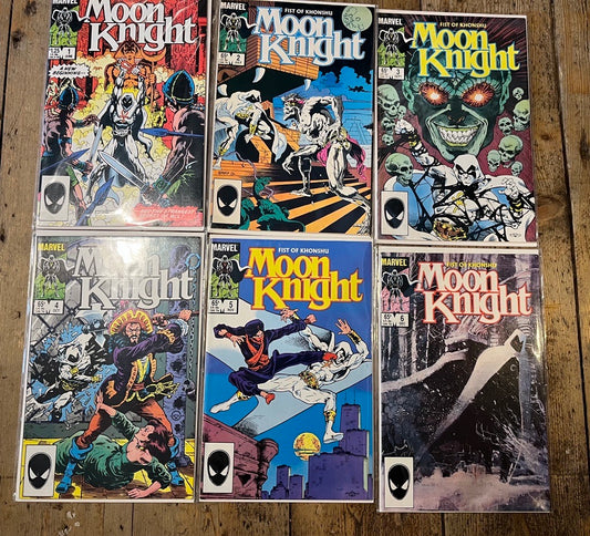 Moon Knight Fist of Khonshu (1985)  Issues #1 to #6