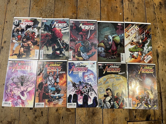 PRE-OWNED ALL NEW SAVAGE AVENGERS FULL SET ISSUES #1 TO #10 (MR)