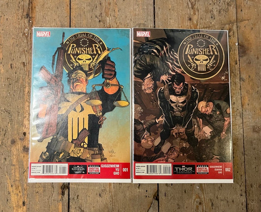 PRE-OWNED TRIAL OF THE PUNISHER FULL SET ISSUES #1 AND #2 (2013)