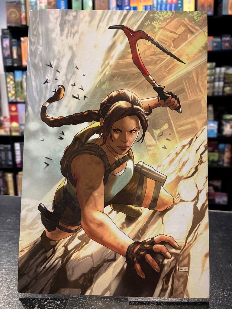TOMB RAIDER: SACRED ARTIFACTS #1 VIRGIN COVER TAURIN CLARKE RETAILER EXCLUSIVE