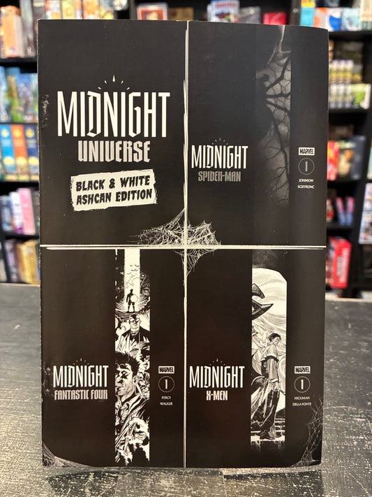 MARVEL MIDNIGHT UNIVERSE BLACK & WHITE RETAILER ASHCAN EDITION (AUG2026)