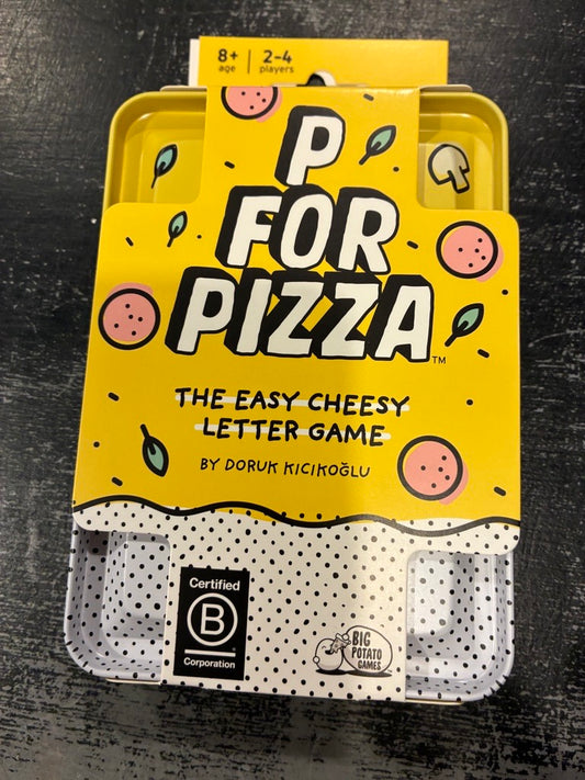 P IS FOR PPIZZA TRAVEL TIN