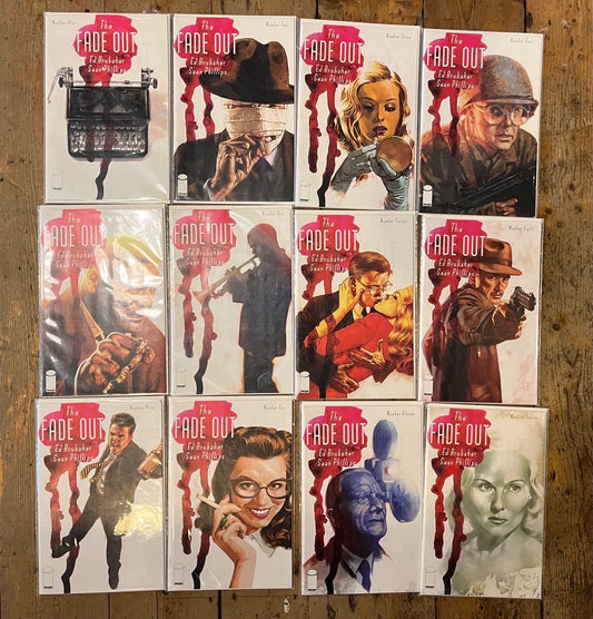 PRE-OWNED FULL SET THE FADE OUT - ED BRUBAKER & SEAN PHILLIPS ISSUES #1 TO #12 IMAGE PUBLISHING