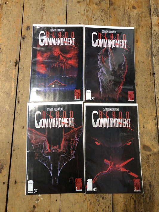 PRE-OWNED BLOOD COMMANDMENT FULL SET ISSUES #1/#2/#3/#4