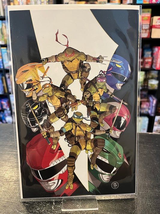 MMPR TMNT III #1 CVR O UNLOCKABLE MORA VIR