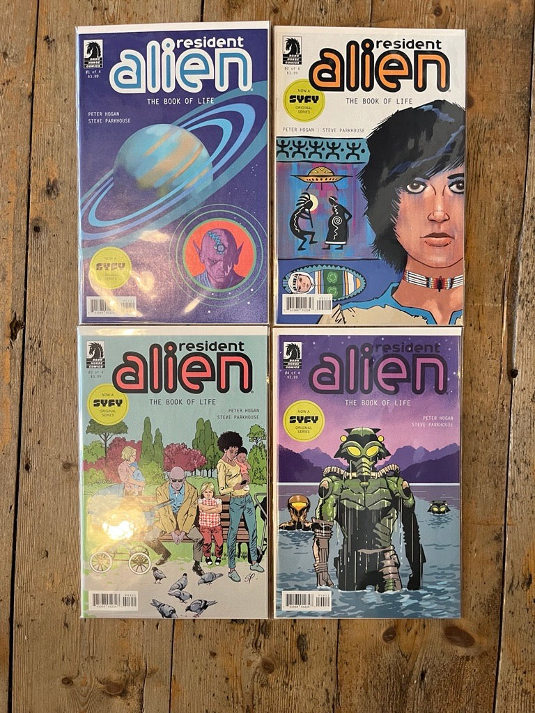 PRE-OWNED FULL STE RESIDENT ALIEN THE BOOK OF LIFE ISSUES #1 TO #4