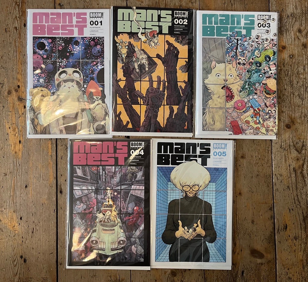 PRE-OWNED FULL SET MAN'S BEST ISSUES #1 TO #5