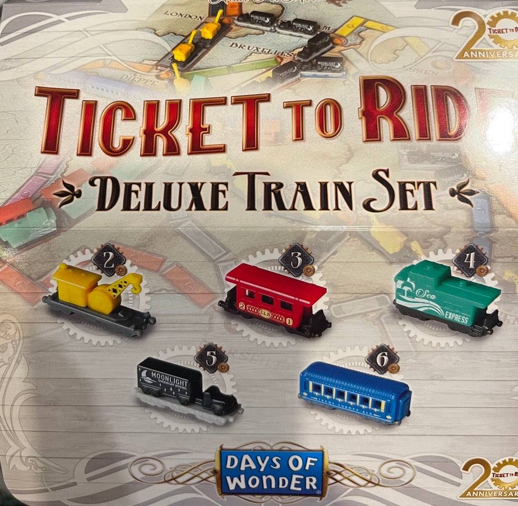 TICKET TO RIDE 20TH ANN DELUXE TRAIN SET