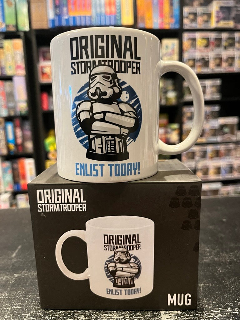 ORIGINAL STORMTROOPER ENLIST WHITE MUG