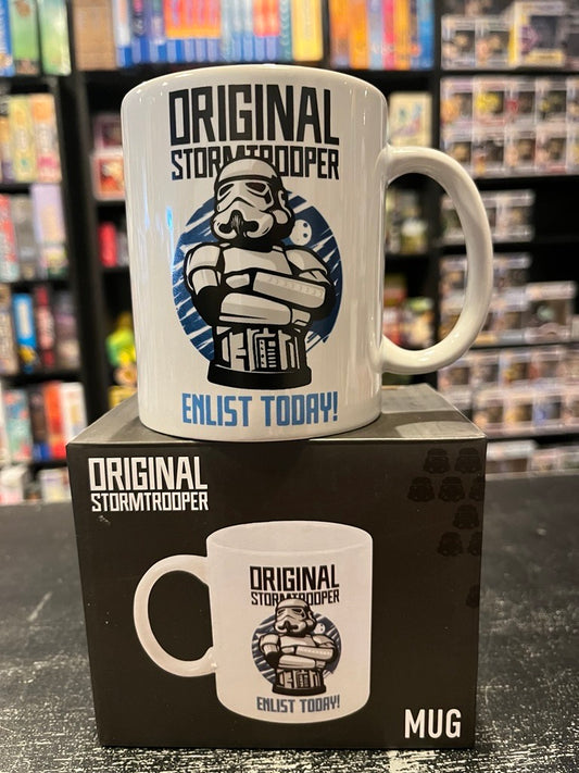 ORIGINAL STORMTROOPER ENLIST WHITE MUG