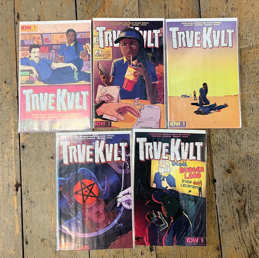 PRE-OWNED FULL SET TRUE KVLT #1 TO #5 (MATURE) IDW COMICS