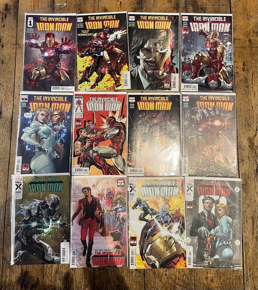 PRE-OWNED INVINCIBLE IRON MAN ISSUES #1 TO #12 MARVEL