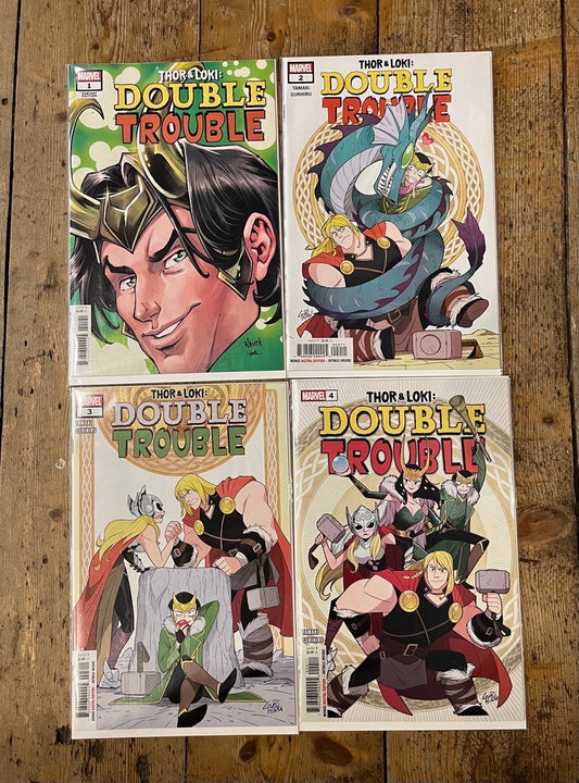 PRE-OWNED FULL SET THOR & LOKI DOUBLE TROUBLE (#1 TO #4) MARVEL