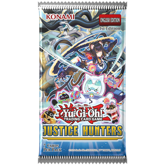 YGO JUSTICE HUNTERS BOOSTER PACK