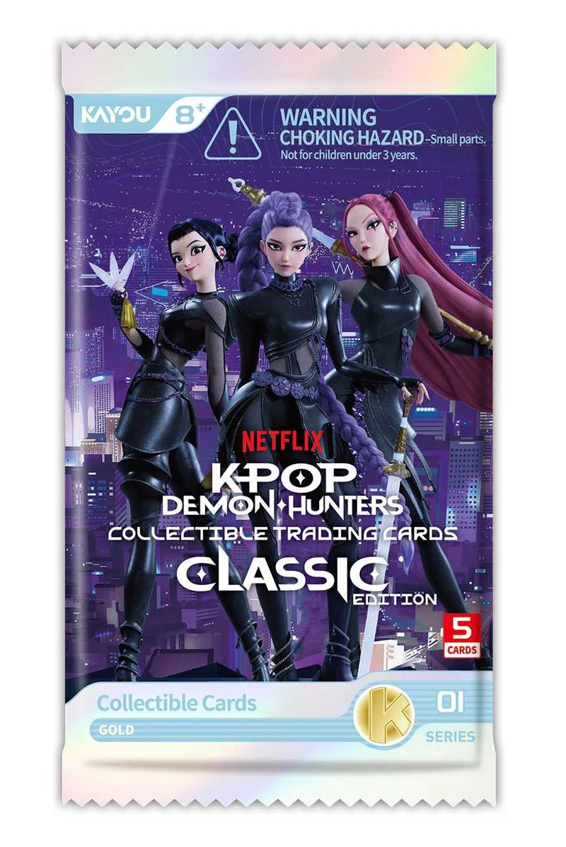 KPOP DEMON HUNTERS COLLECTIBLE TRADING CARDS CLASSIC ED. FOIL 001-EMEA-Series 1-B
