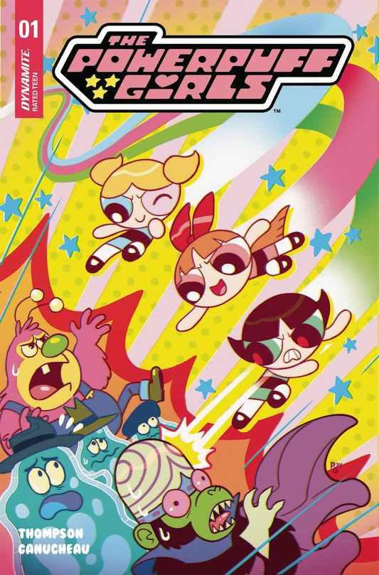 POWERPUFF GIRLS #1 COVER A GANUCHEAU