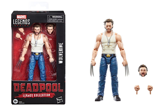 MARVEL LEGENDS 6 INCH DEADPOOL LEGACY COLL WOLVERINE ACTION FIGURE