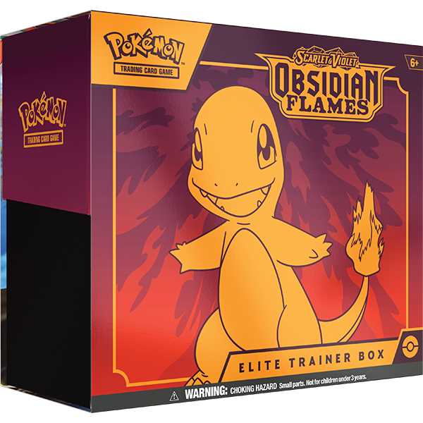 Pokemon TCG: Scarlet & Violet 3 Obsidian Flames Elite Trainer Box