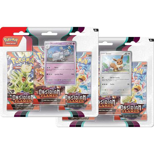 Pokemon TCG: Scarlet & Violet 3 Obsidian Flames 3-Pack