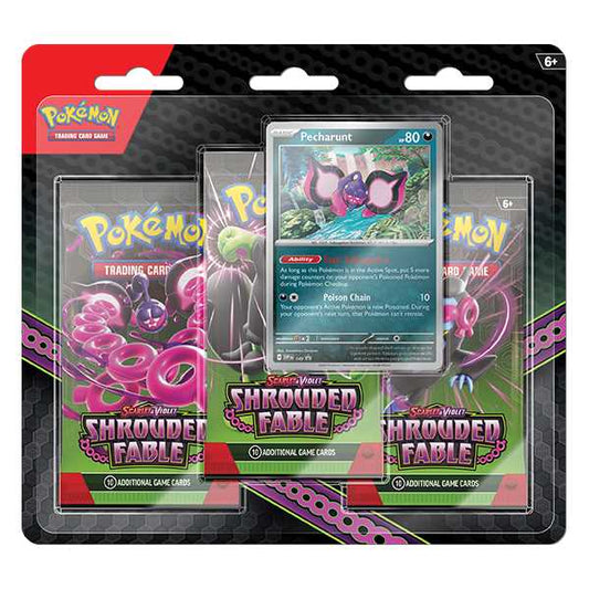 Pokemon TCG: SV6.5 Shrouded Fable 3-Pack Blister