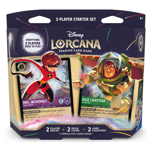LORCANA  - 2 PLAYER STARTER DECK- WILDS UNKNOWN
