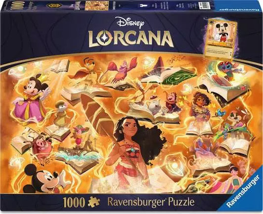 LORCANA GLIMMERS OF THE REALM: AMBER 1000 PC PUZZLE