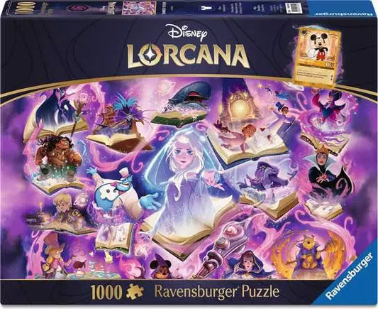 LORCANA GLIMMERS OF THE REALM: AMETHYST 1000 PC PUZZLE