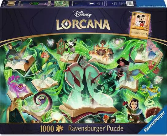 LORCANA GLIMMERS OF THE REALM: EMERALD 1000 PC PUZZLE