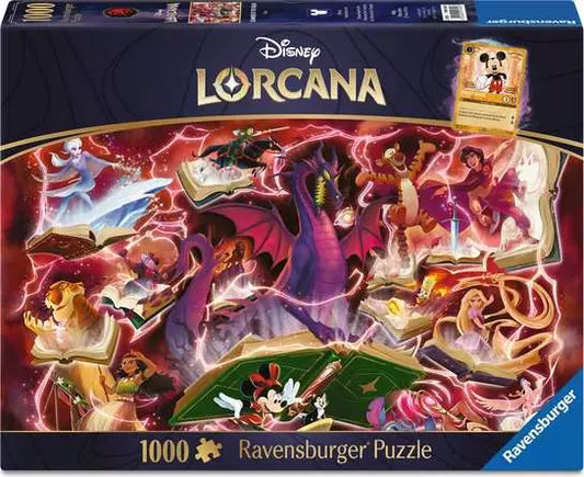 LORCANA GLIMMERS OF THE REALM: RUBY 1000 PC PUZZLE