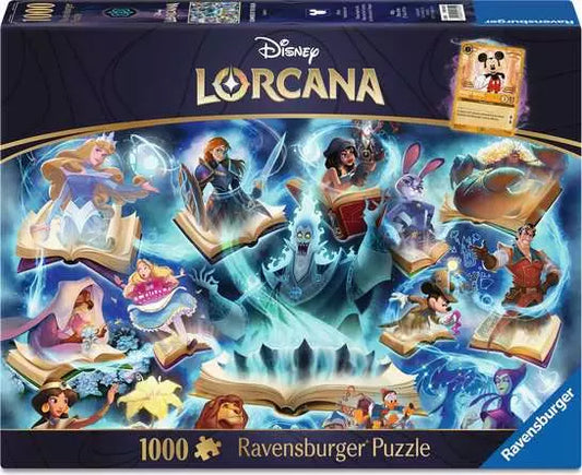 LORCANA GLIMMERS OF THE REALM: SAPPHIRE 1000 PC PUZZLE