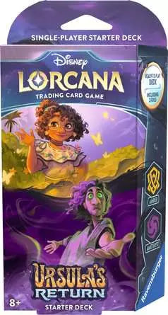 DISNEY LORCANA SET 4 - URSULA'S RETURN  - STARTER DECK AMBER & AMETHYST