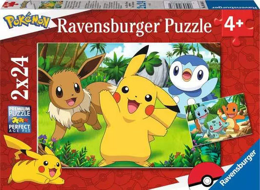 POKÉMON 2 X 24PC PUZZLE