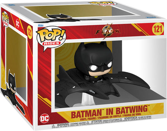 POP RIDE SUPER DLX THE FLASH BATMAN BATWING VINYL FIGURE