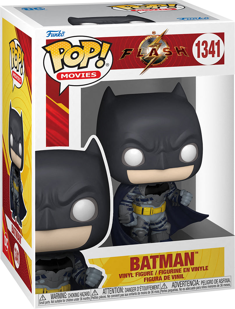 POP MOVIES THE FLASH BATMAN ARMOR SUIT VINYL FIGURE