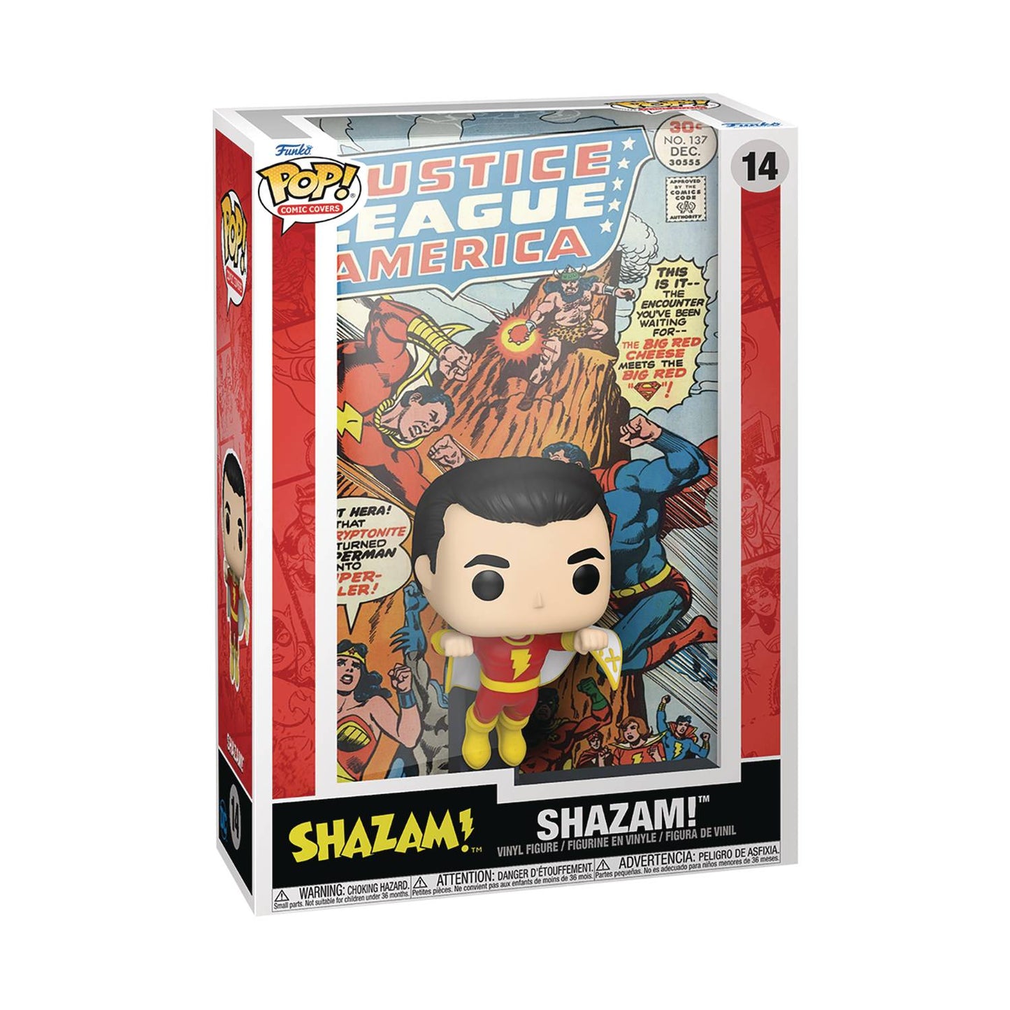 POP COMIC COVER DC SHAZAM VINYL FIGURE