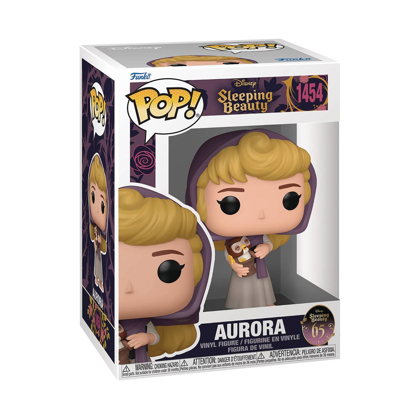POP DISNEY SLEEPING BEAUTY 65TH AURORA WITH OWL VINYL FIGURE