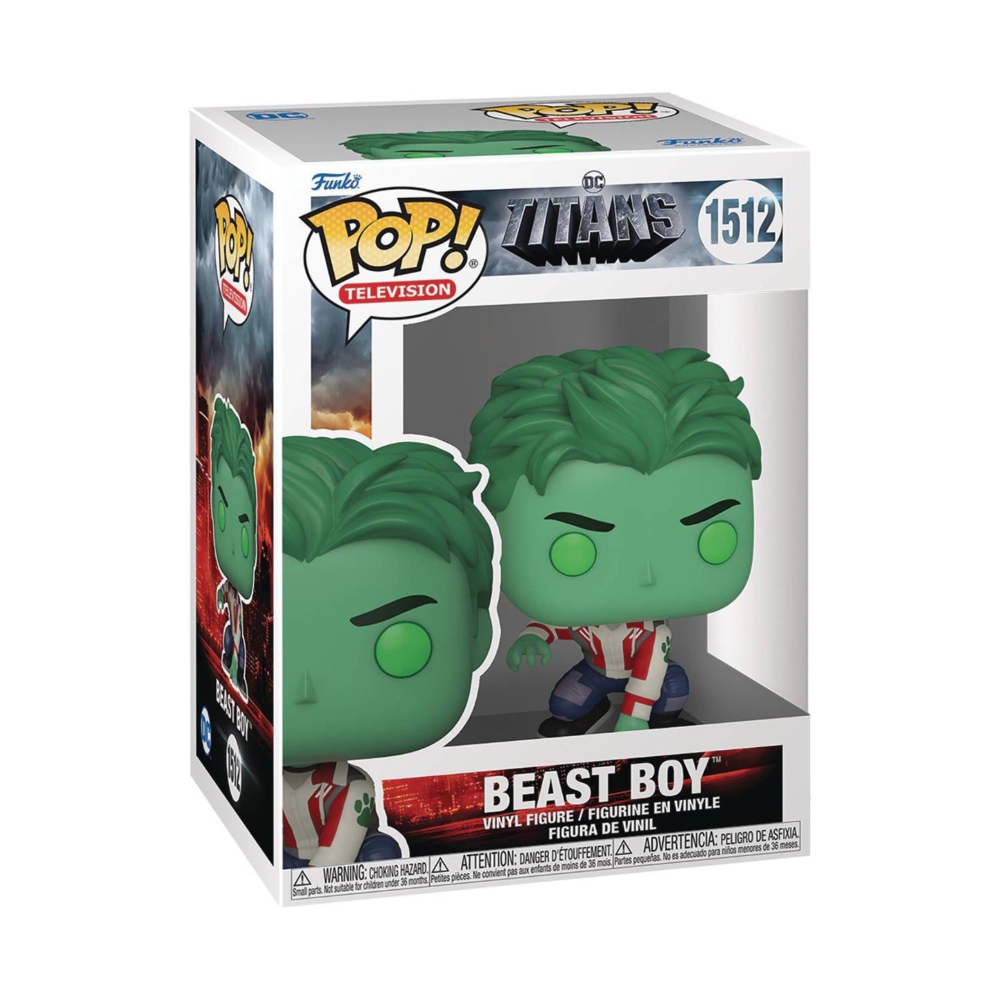 POP TV TITANS S1 BEAST BOY VINYL FIGURE