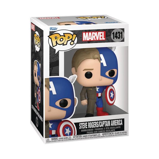 POP MARVEL SPLIT CAPTAIN AMERICA/STEVE ROGERS VIN