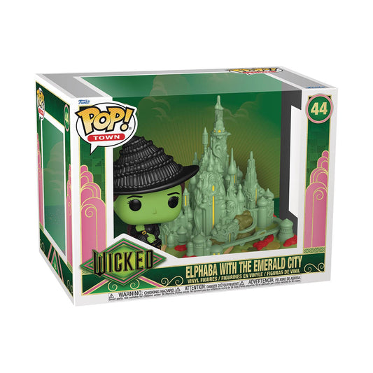 POP TOWN WICKED ELPHABA WITH EMERALD CITY FIGURE