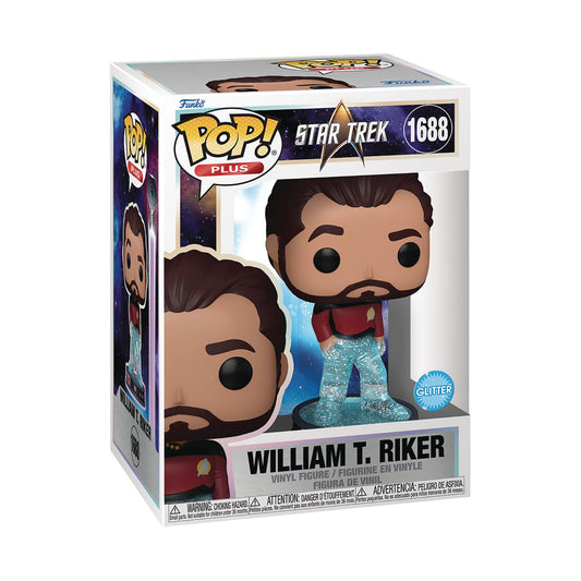 POP PLUS STAR TREK TRANSPORTER RIKER FIGURE