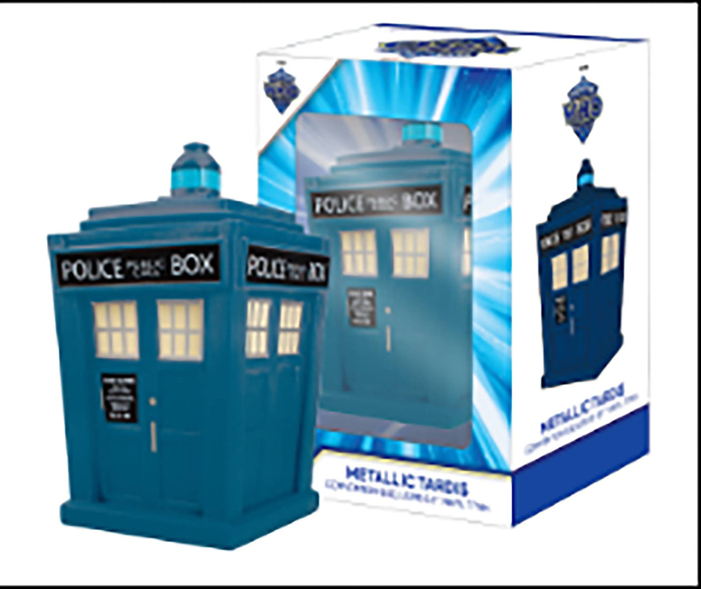 SDCC 2024 DW TITANS FIFTEENTH DOCTOR METALLIC BLUE TARDIS 6