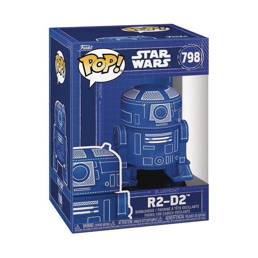 POP STAR WARS STAR WARS S11 R2 D2 BLUE PRINT FIGURE