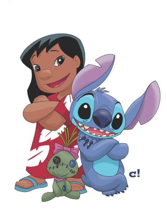 LILO & STITCH #8 COVER E 1:7 VARIANT EDITION ROUSSEAU COLOR BLEED
