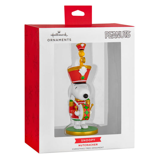 HALLMARK COLLECTION NUTCRACKER SNOOPY CHRISTMAS TREE ORNAMENT