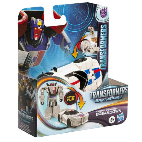 TRANSFORMERS EARTHSPARK 1 STEP FLIP ASST - BREAKDOWN